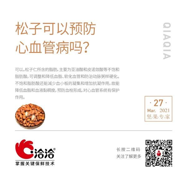 堅果功效小科普 | 松子可以預防心血管病嗎？